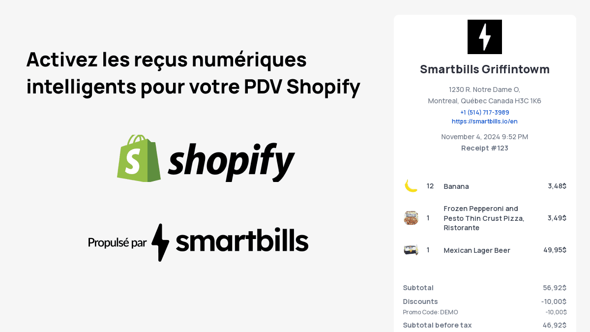 Intégration Shopify